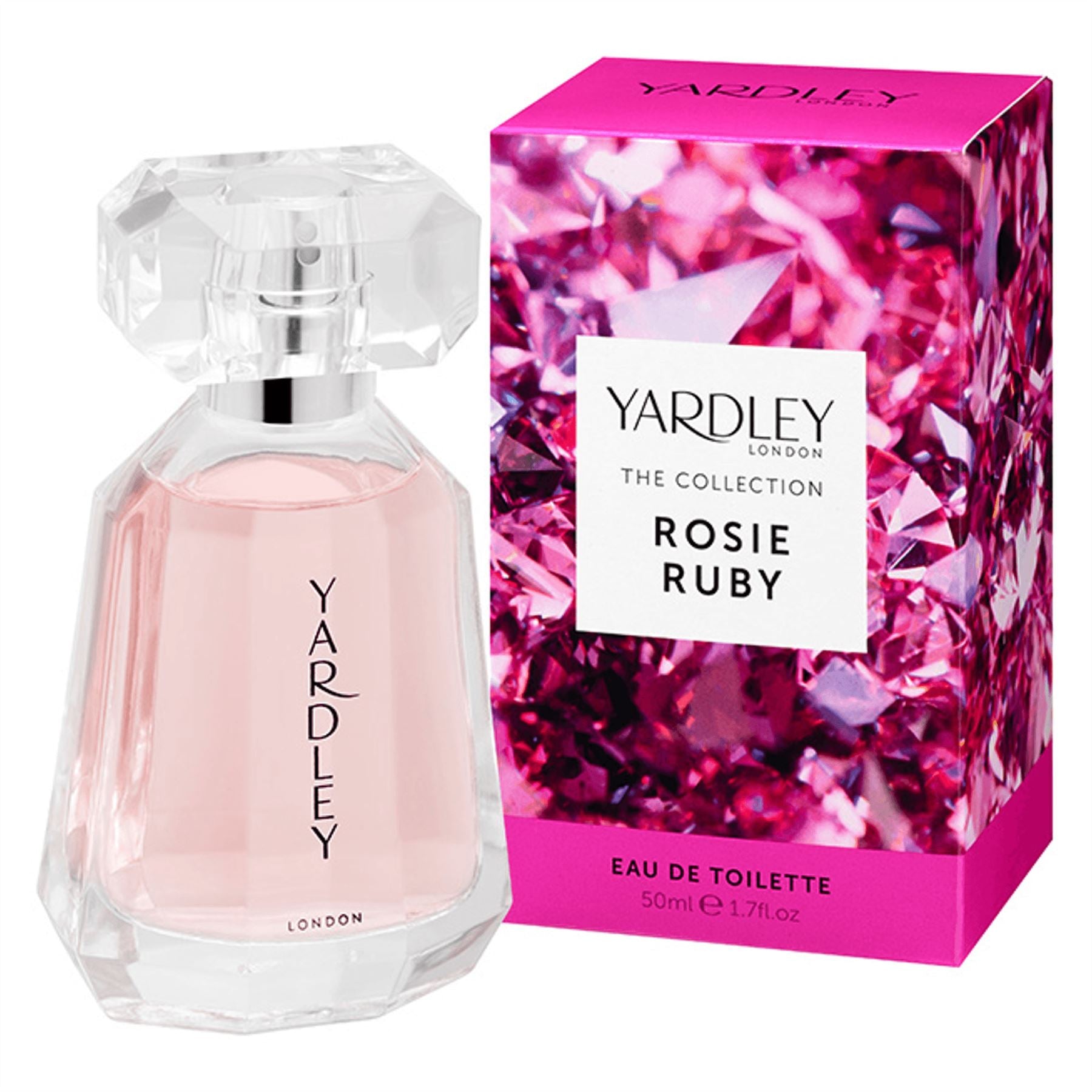 Yardley Rosie Ruby Eau De Toilette for Her - 50ml – 123 Hair & Beauty