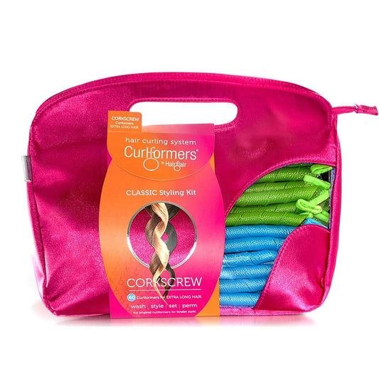 Curlformers Styling Kit - Classic Corkscrew Curls Extra Long