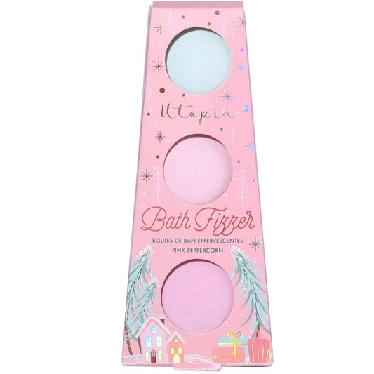 The Kind Edit Co Utopia Bath Fizzer Pyramid Gift Set