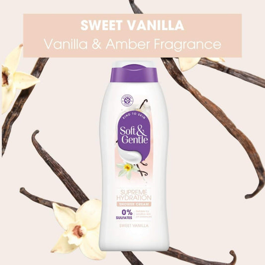 Soft & Gentle Shower Cream Sweet Vanilla 400ml
