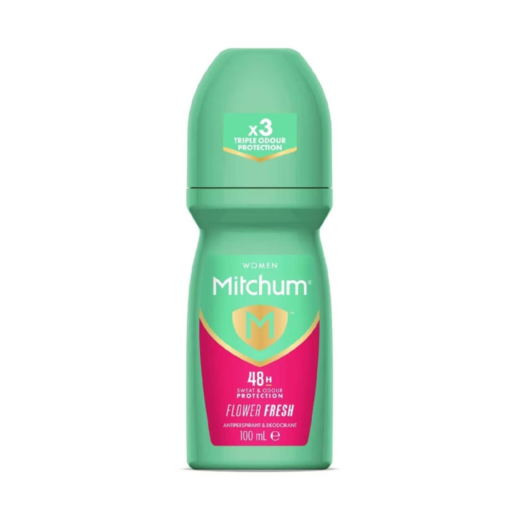 Mitchum Women Flower Fresh 48H Triple Odour Protection antiperspirant roll-on 100ml