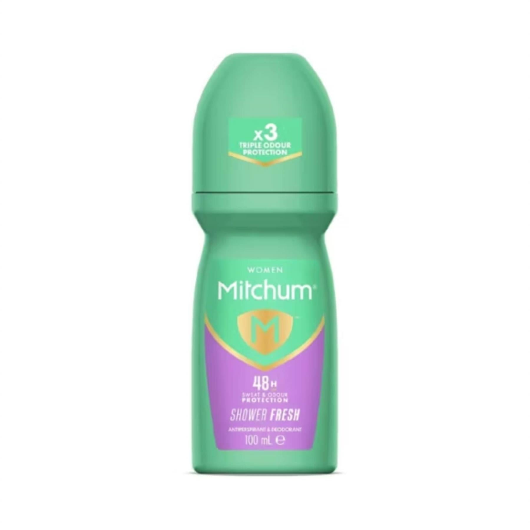 Mitchum Women Shower Fresh 48H Triple Odour Protection antiperspirant and deodorant roll-on 100ml