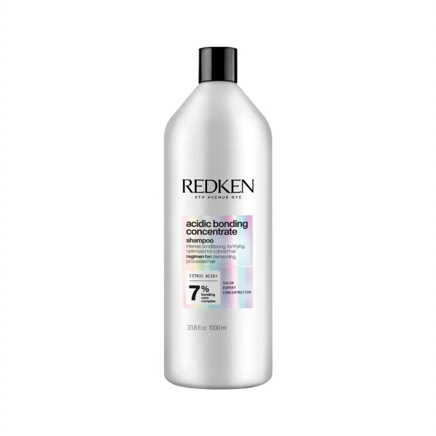 Redken Acidic Bonding Concentrate Shampoo 1000ml bottle for intense conditioning and fortifying damaged hair