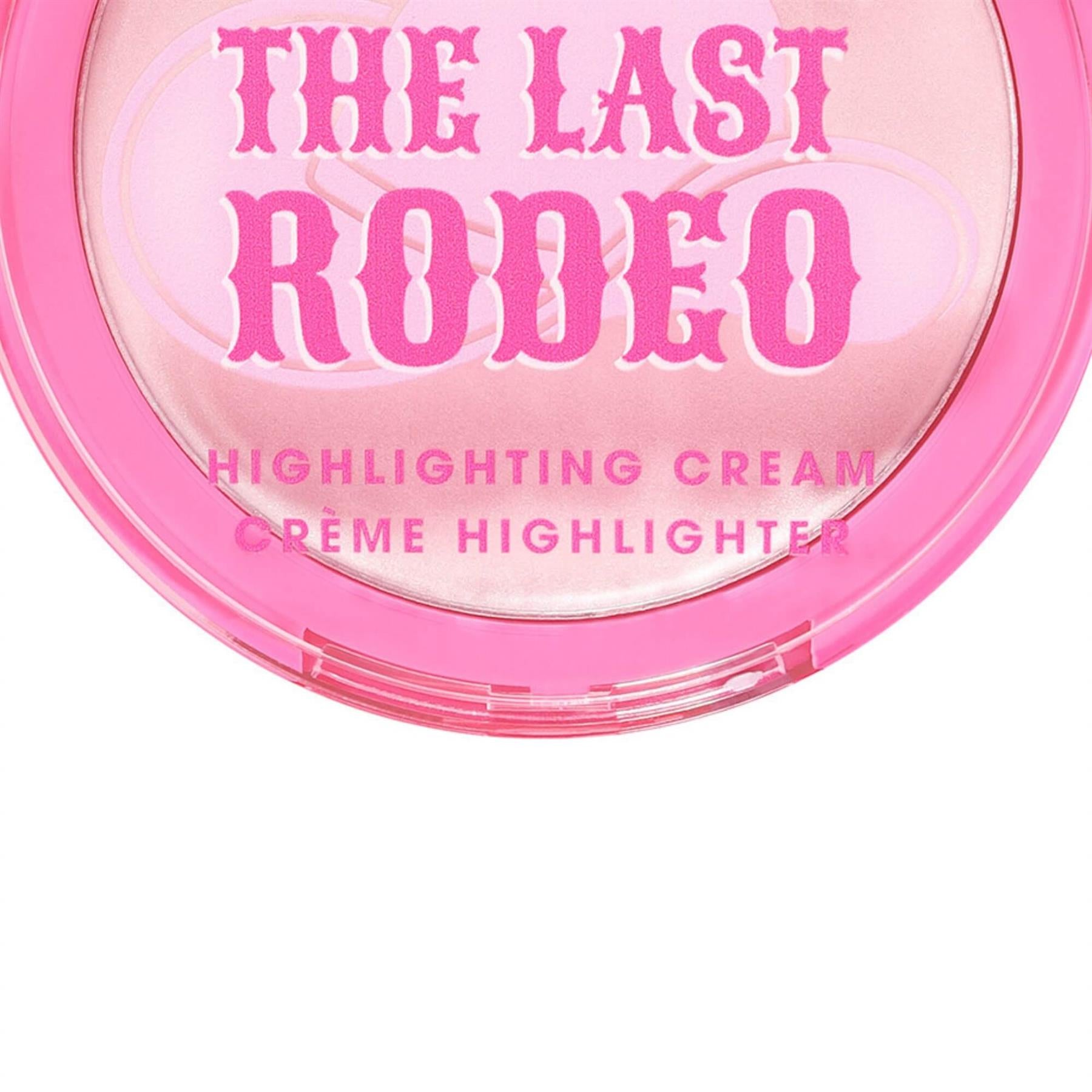 Sunkissed The Last Rodeo highlighter compact close up showing highlighting cream text
