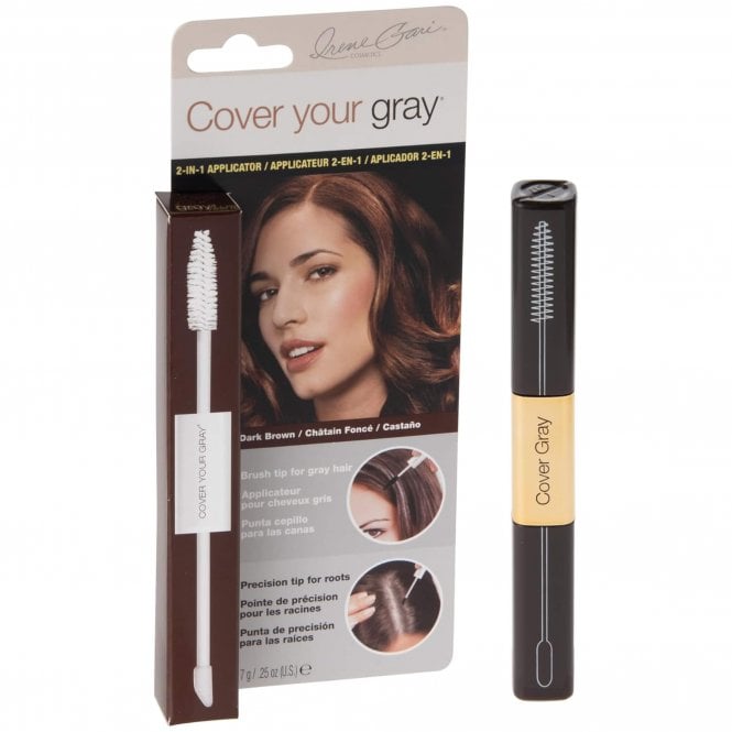 Irene Gari Irene Gari Cover Your Gray 2 in 1 Touch Up Wand –  Dark Brown